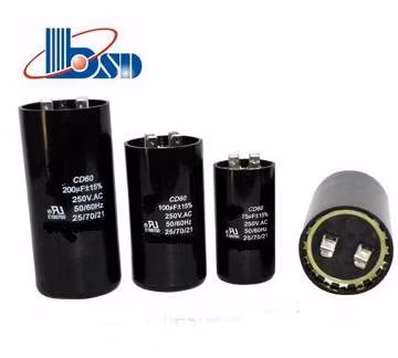 Capacitor de partida de motor tipo EUA com certificado UL