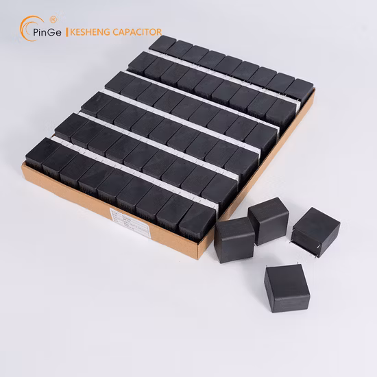 Capacitores de filme de polipropileno de fábrica Ks Pinge para iniciar o sistema de energia solar, capacitor de carregador EV