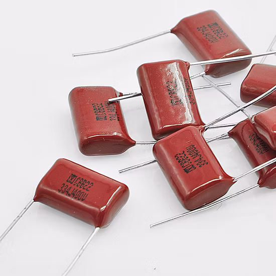 Capacitor de filme de poliéster metalizado X2 104/1000V P15 8um